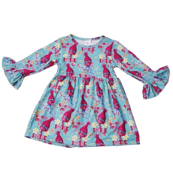 Poppy Troll Ruffle Pant Set - Picture 3 of 4